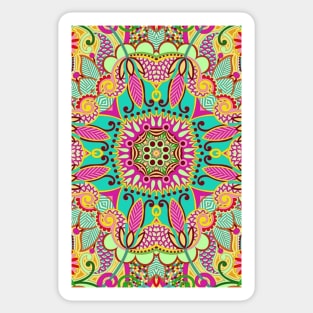 Psychadelic Colour Sticker